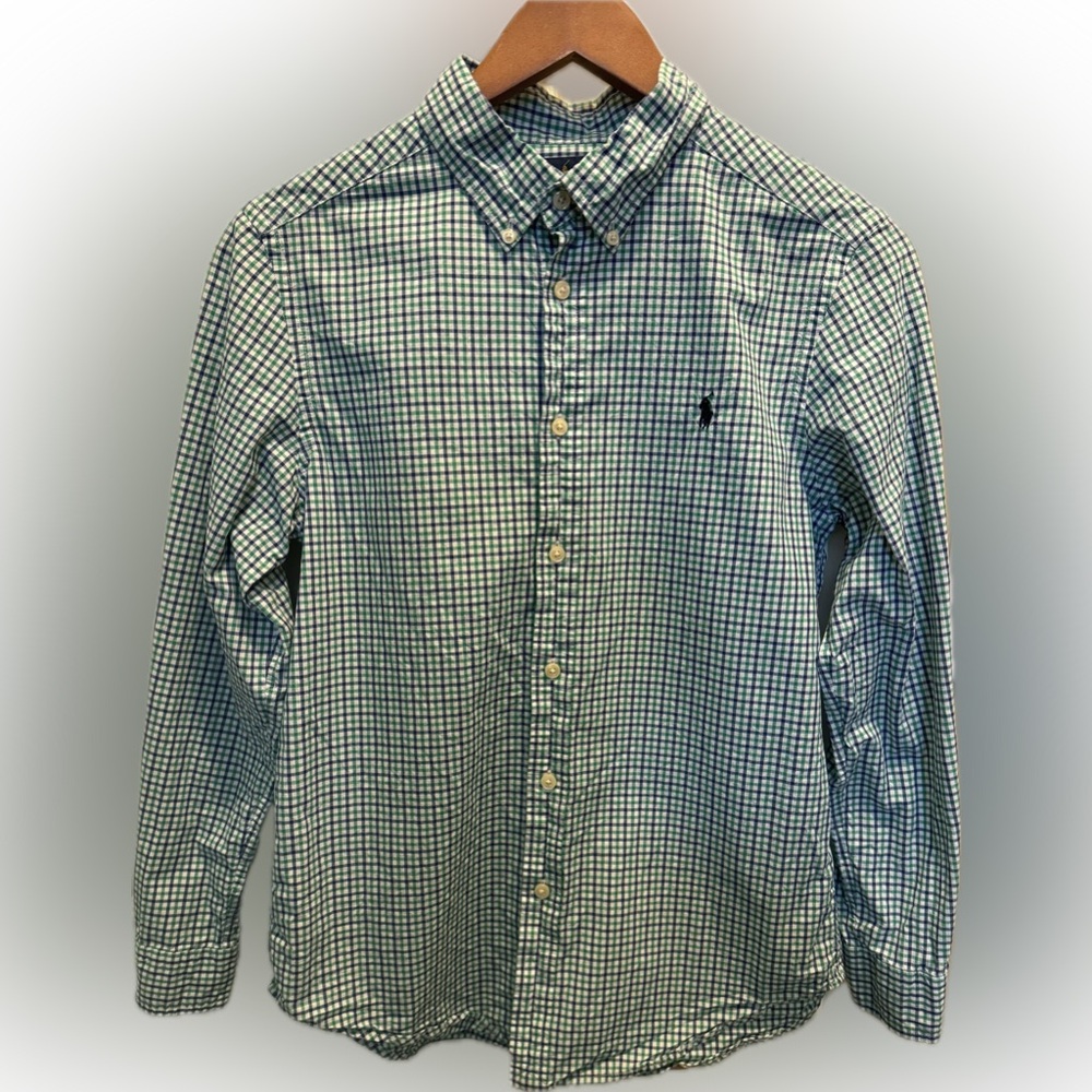 Ralph Lauren Boys long sleeve button down shirt. Size L (14-16).